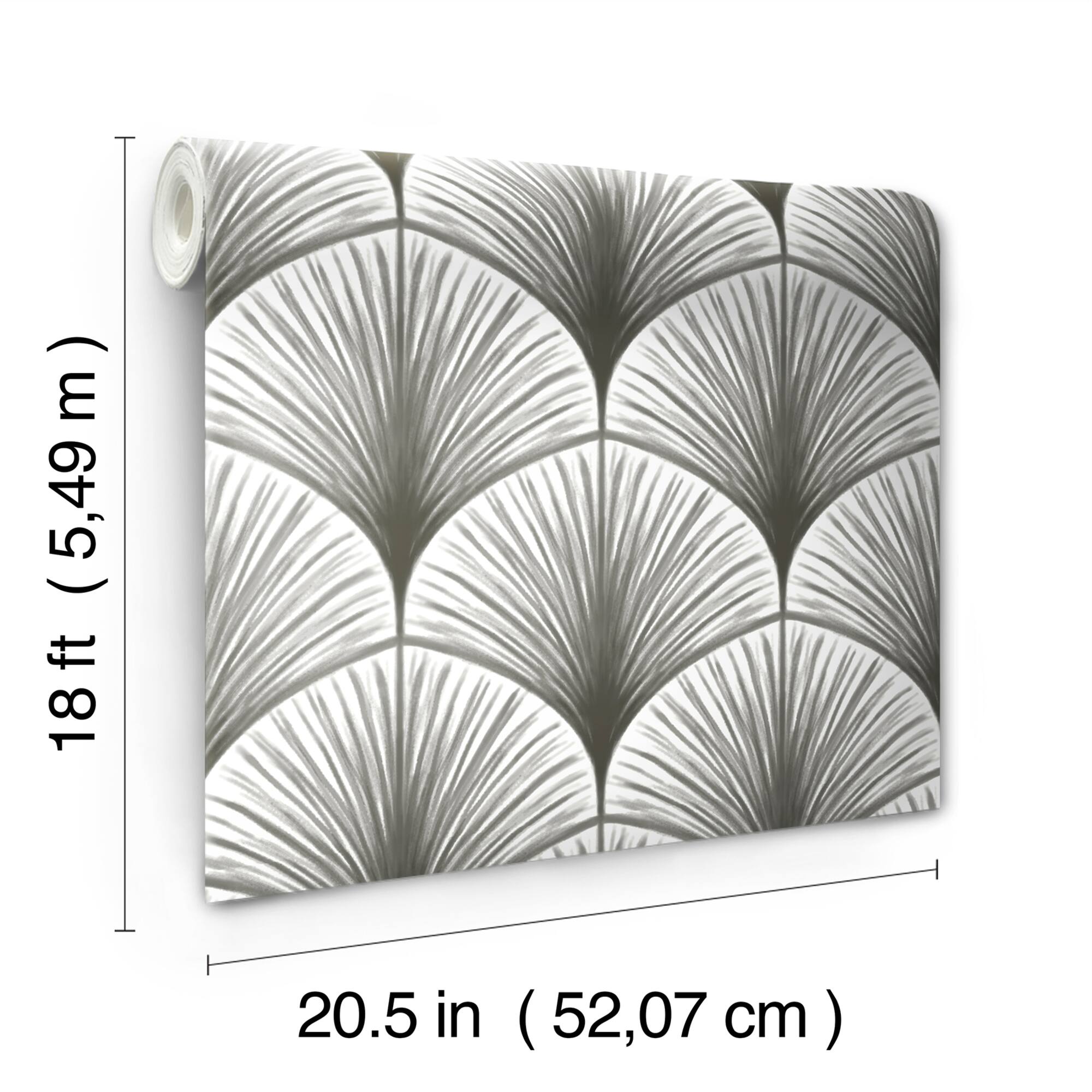 NuWallpaper Amari Gray Peel & Stick Wallpaper